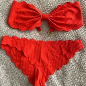 Marysia red swimsuit
